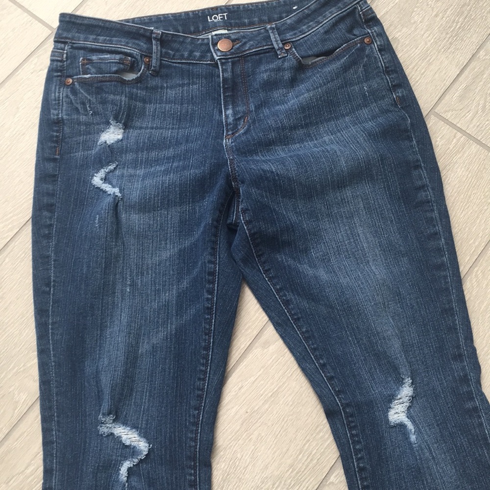 LOFT Curvy Skinny jeans size 10